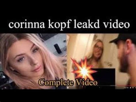 Corinna Kopf Onlyfans Leaked26 years old popular Youtuber and social media starCorinna Kopf is an actress and model. She started hercareer with Instagram. She is most famous in herhomeland because of her Instagram account where shehas over 6 million followers on her social mediaaccount.